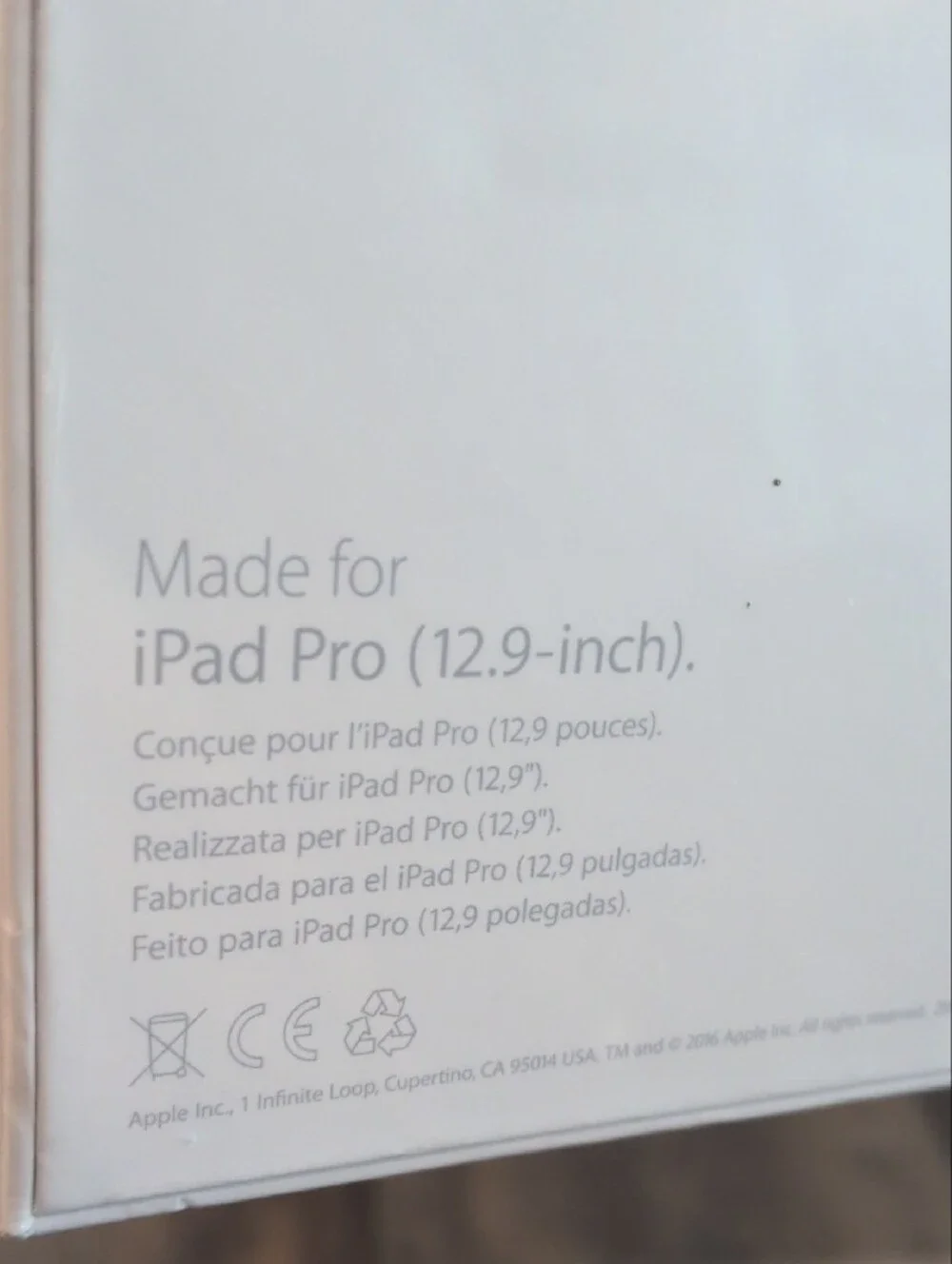 Apple Smart Keyboard 12.9 iPad Pro 1st 2nd Gen A1636 NIB NWT Factory Sealed